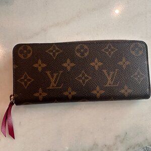 Louis Vuitton Clemence Wallet Monogram Canvas